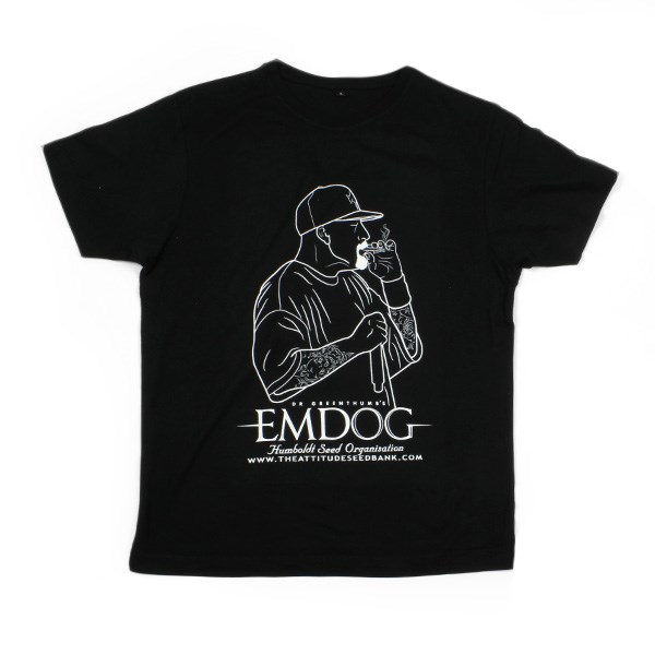 The Attitude Seedbank T-Shirt Black - B-Real EmDog OG
