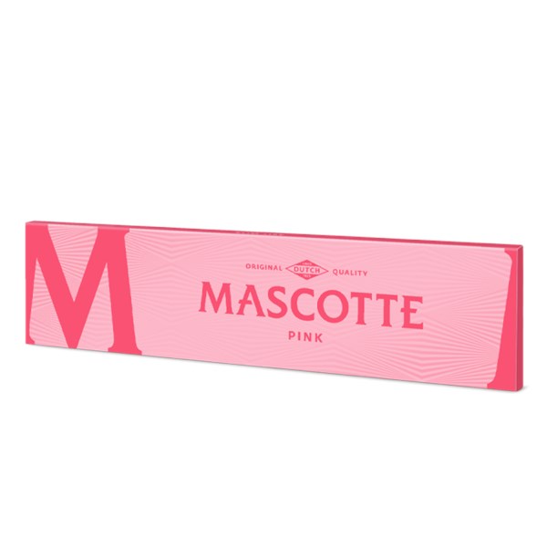 Mascotte  King Size Slim Pink Rolling Papers with Magnetic Closure