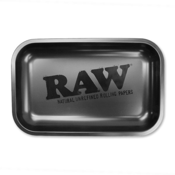 RAW Rolling Tray Metal - Matte Black