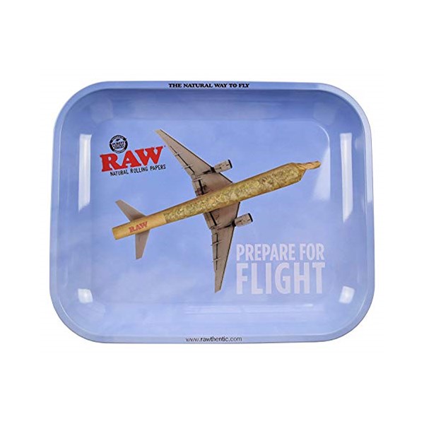 RAW Rolling Tray Metal - Prepare for Flight