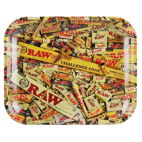 RAW Rolling Tray Metal - Mixed Pack