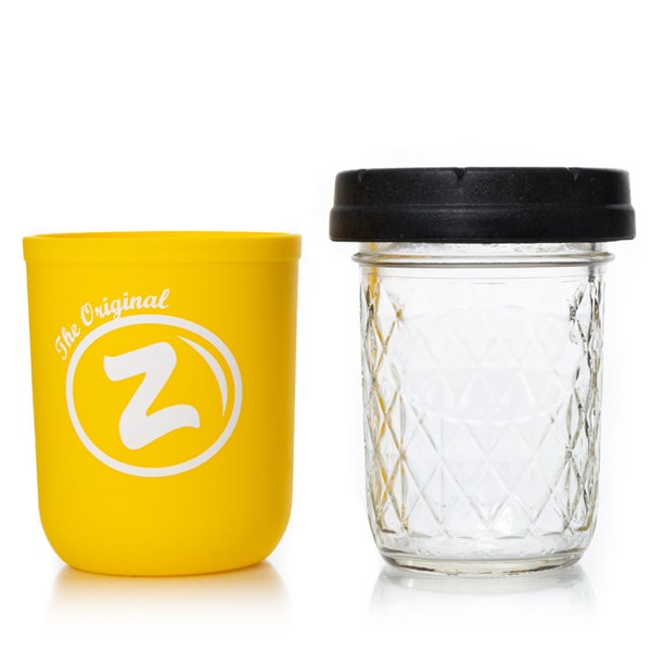 Re:Stash & Zkittlez Mason Stash Jar - Yellow