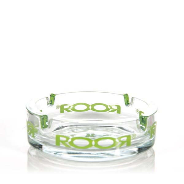 Roor Glass Ashtray ROOR Logo