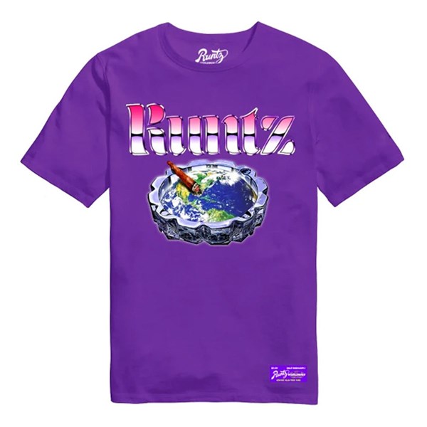 Runtz T-shirt - Globe Tray Purple