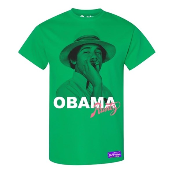 Runtz T-shirt - Obama Green