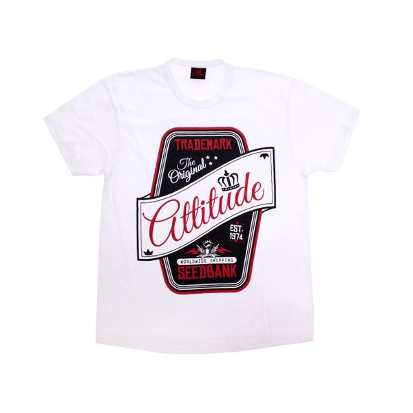 The Attitude Seedbank T-Shirt White - Official