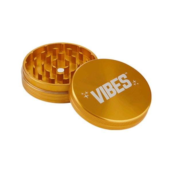 Vibes 2-piece Grinder - Gold