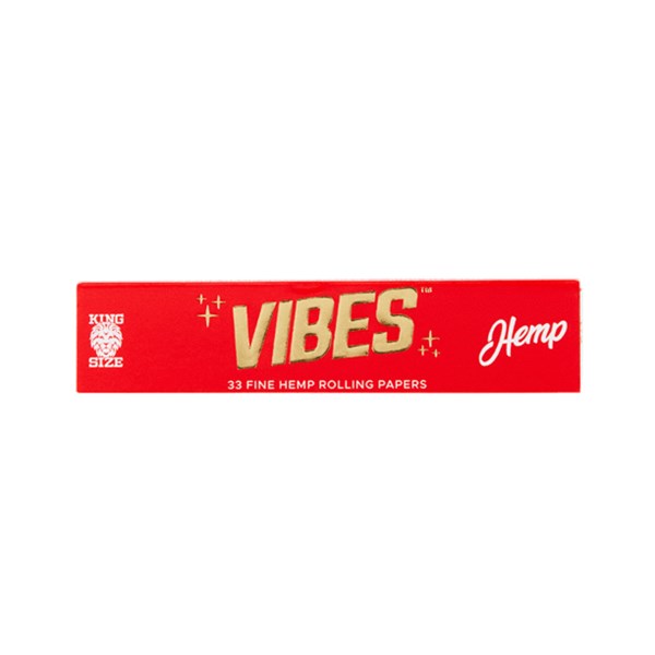 Vibes Rolling Papers - King Size Hemp 