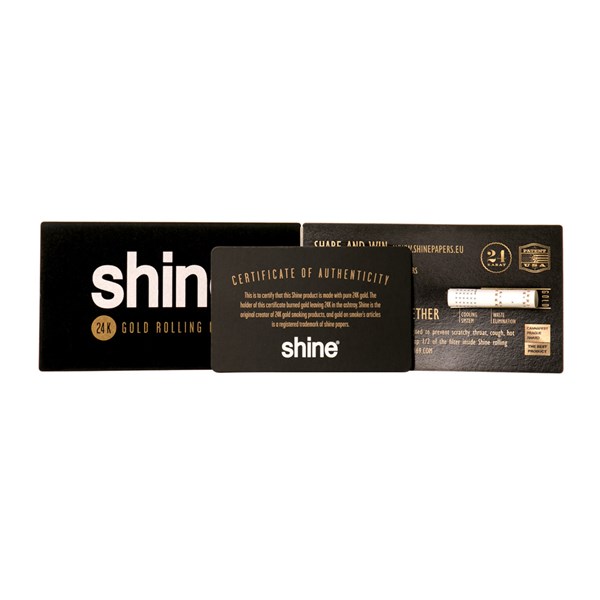 Shine 24K Gold 1 1/4 Rolling Paper (1 sheet)