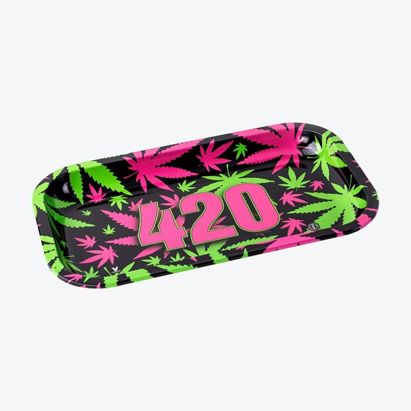 V Syndicate Metal Rolling Tray - 420 Vibrant