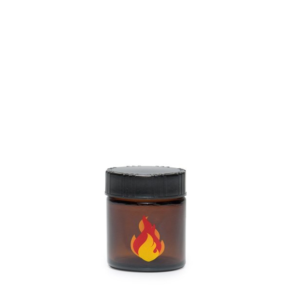420Science Amber Screw Top Jar - Fire