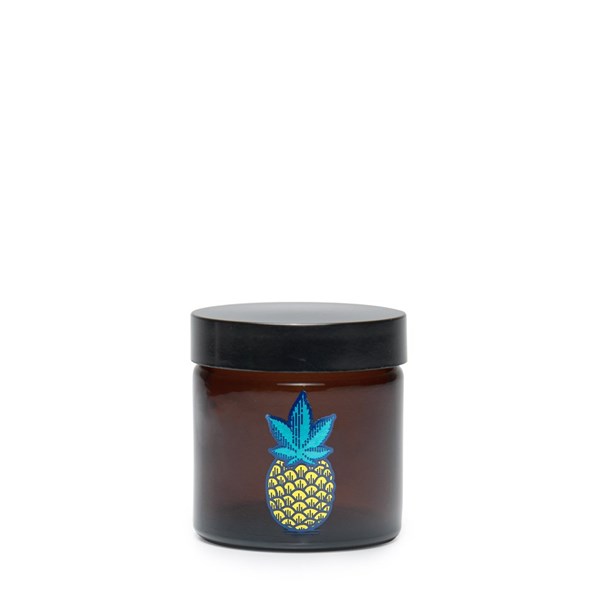 420Science Amber Screw Top Jar - Pineapple