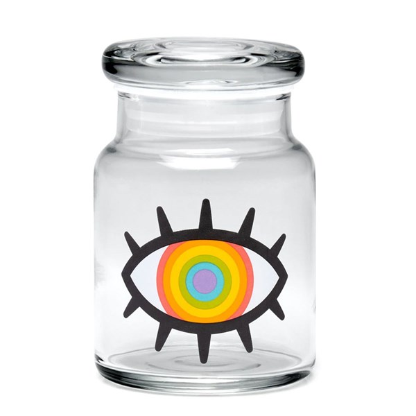 420Science Classic Jar - Woke Rainbow Eye