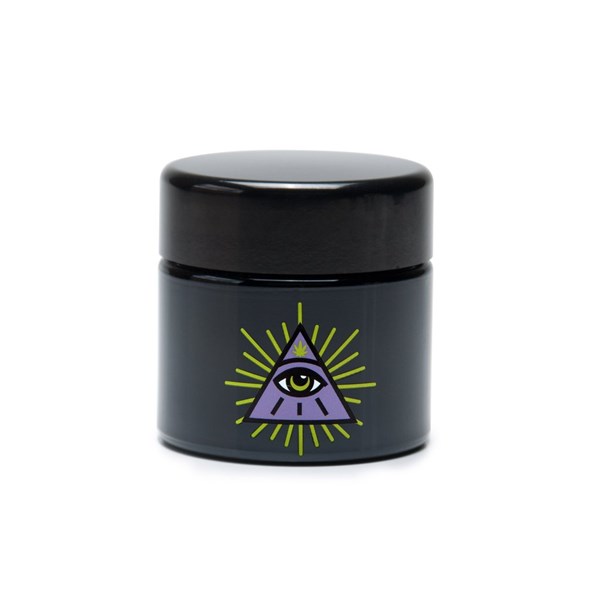 420Science UV Stash Jar - All Seeing Eye