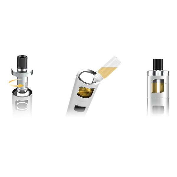 Aspire E-cigs PockeX AIO E-cigarette Kit, Rose Gold