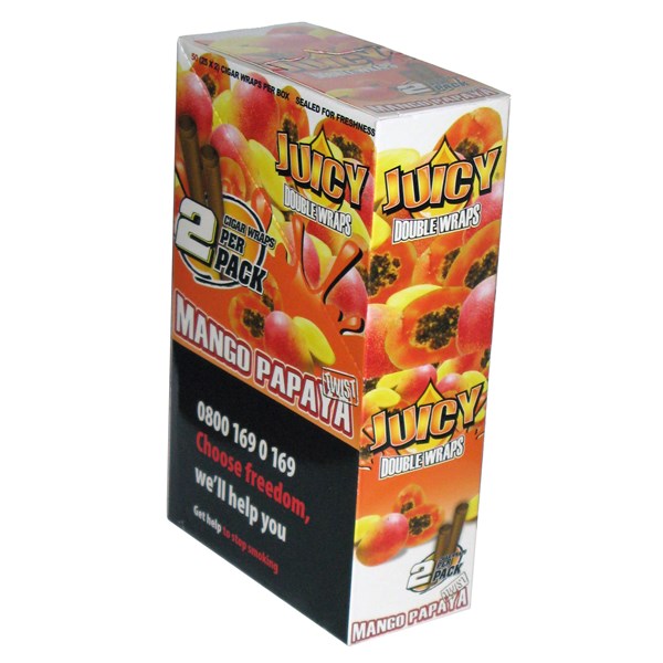 Juicy Jay's  Juicy Double Wrap Blunts - Mango Papaya