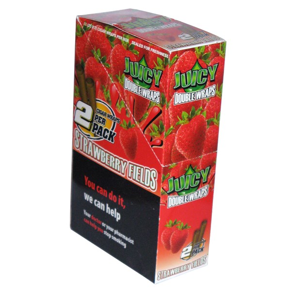 Juicy Jay's  Juicy Double Wrap Blunts - Strawberry Fields