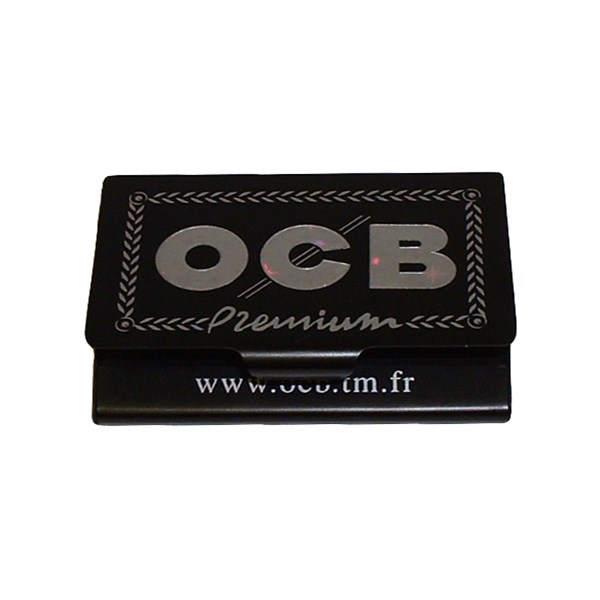 OCB Premium Range Metal Case for Premium Double Rolling Papers