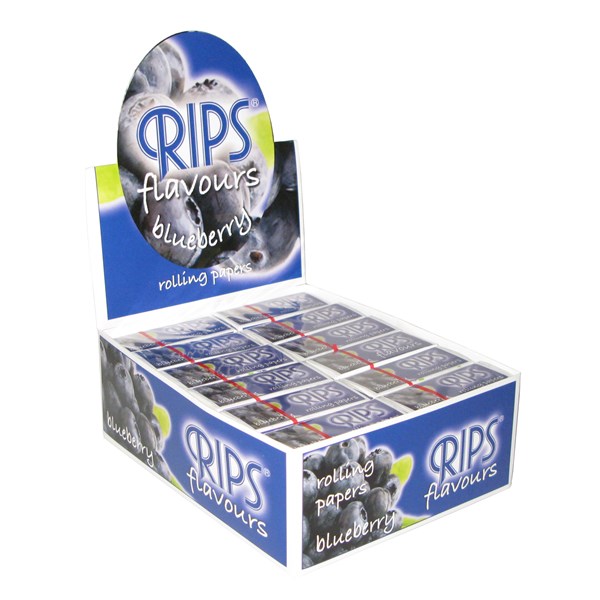 Rips Rolling Papers Rips Flavoured Rolls - Blueberry