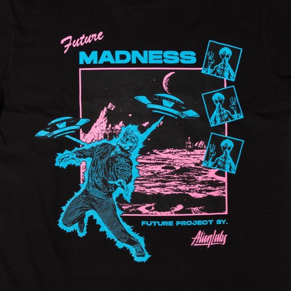 Alien Labs T-shirt - Future Madness - Black
