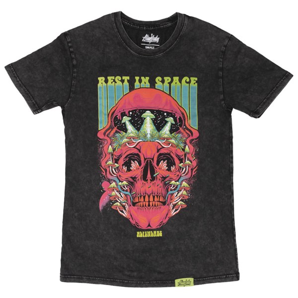 Alien Labs T-shirt - Rest In Space - Stone Washed