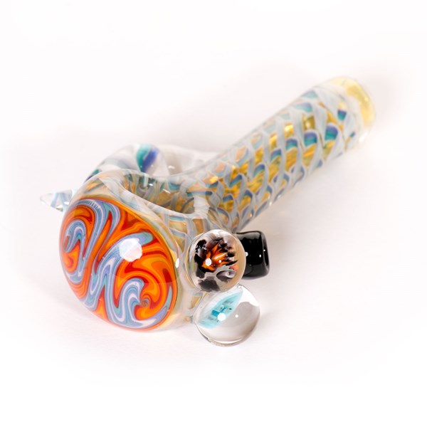Amsterdam Glassworx Super Coil Spoon w/ Horns & Switchback Pipe