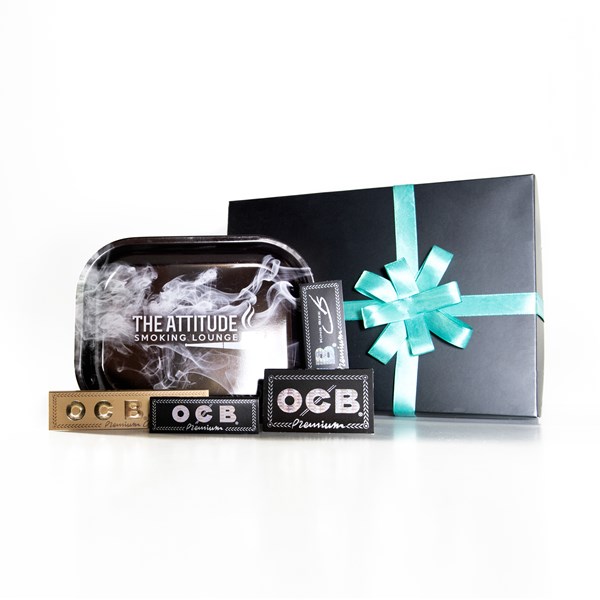 OCB  Rolling Papers & ASL Tray Gift Set