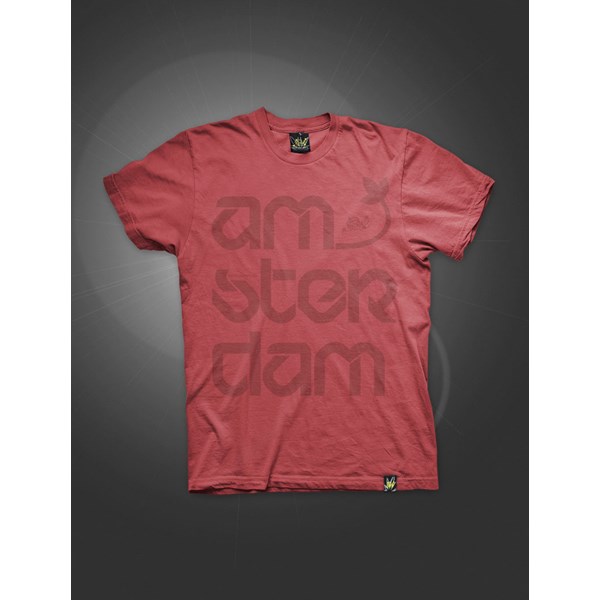 Green House Clothing T-Shirt Fire Red - Ams-Ter-Dam (ATS018)