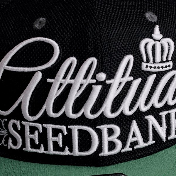 The Attitude Seedbank Hat Snapback - V2 Black 