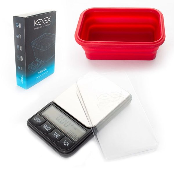 Kenex Digital Scales Platinum Collection - Omega - Red/Black