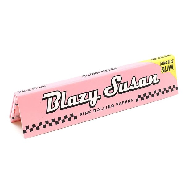 Blazy Susan Pink King Size Slim Rolling Papers