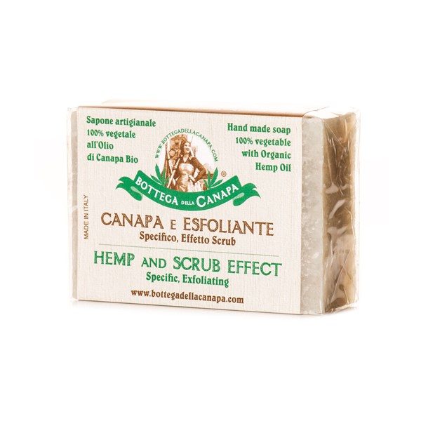 Bottega Della Canapa Hemp Soap with Scrub Effect