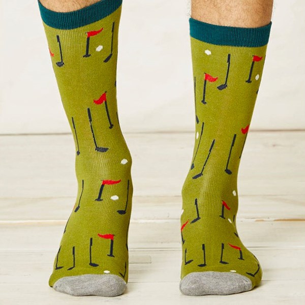 Thought Clothing Mens Mortiz Bamboo Christmas Sports Sock Gift Box Set (4 Pack)