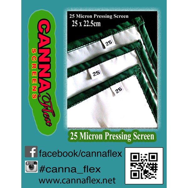 Cannaflex Screens Pressing Screen
