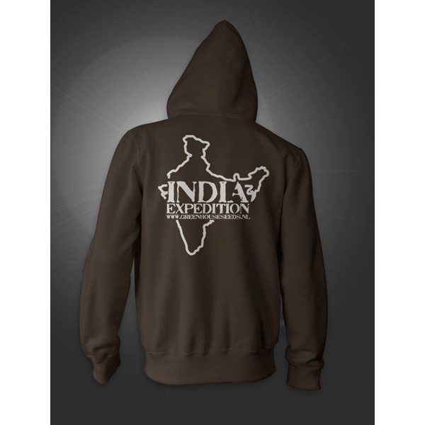 Green House Clothing Zip Hoody Brown - India Expedition (CMHZ008)