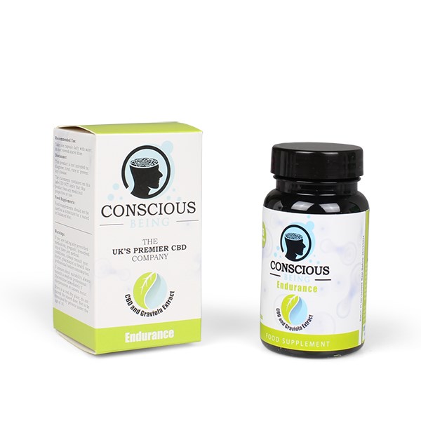 Conscious Being CBD Supplements Endurance Capsules