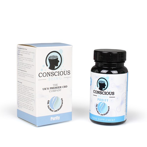 Conscious Being CBD Supplements Purify Capsules
