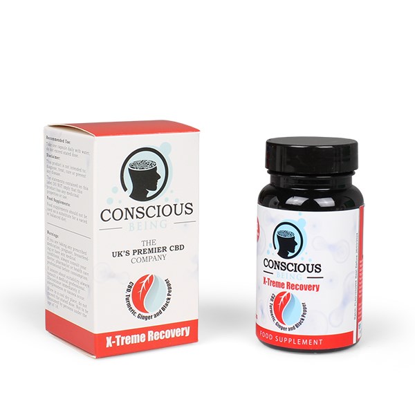 Conscious Being CBD X-Treme Recovery Capsules