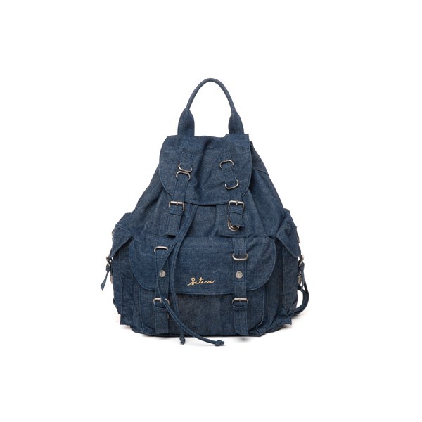 Sativa Hemp Bags Denim Backpack (D10003)