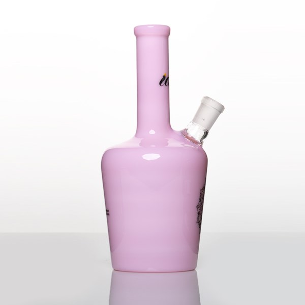 iDab Glass Large Rig (14mm Female) - Solid Pink