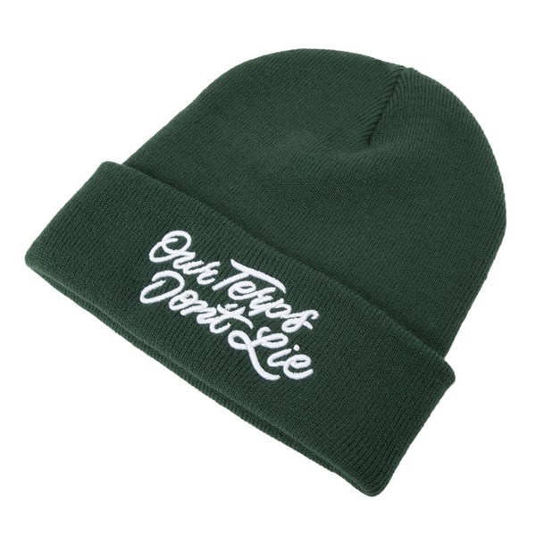 DNA Genetics Apparel DNA Army Green Beanie Hat - Our Terps Don't Lie 