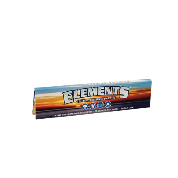 Elements Kingsize Slim Rice Papers