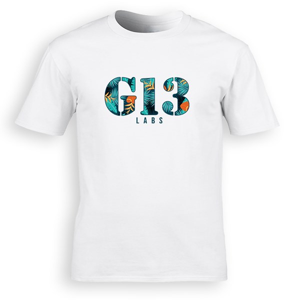 G13 Labs T-shirt White - Tropical