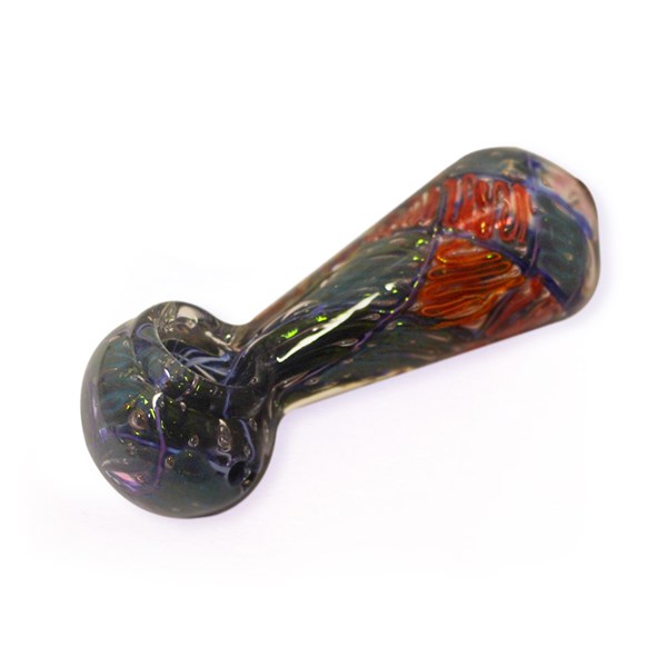 Pipes - Custom Made Glass Pipe - Milky Red