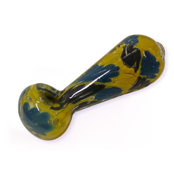 Pipes - Custom Made Glass Pipe - Milky Yellow