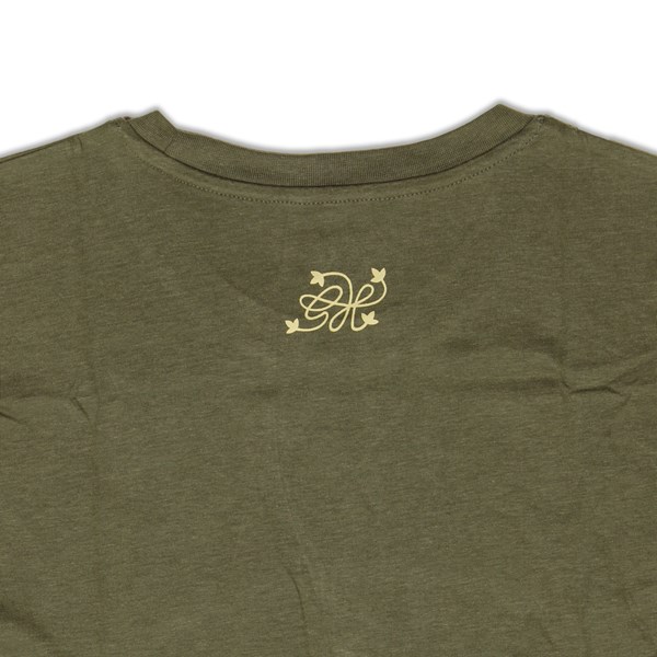 Green House Clothing T-Shirt - Strain Hunters Logo Army/Light Green (ATS009)
