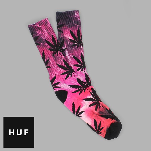 HUF Cannabis Leaf Socks, Tropical