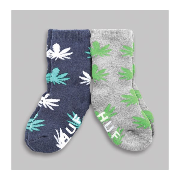 HUF Toddler Sprout Socks Grey & Navy