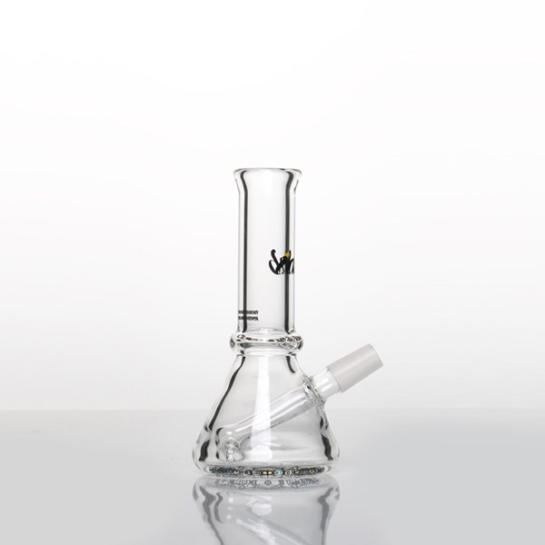 iDab Glass Clear Medium Tube Rig (14mm Male Joint)
