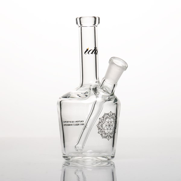 iDab Glass Clear Small Bottle Rig (10mm Female Joint)